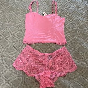 Pink VS Lingerie Set XS